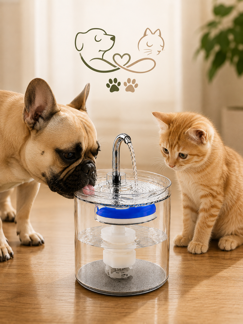 🐾 Fuente de Agua Inteligente para Perros y Gatos | Agua Fresca 24/7