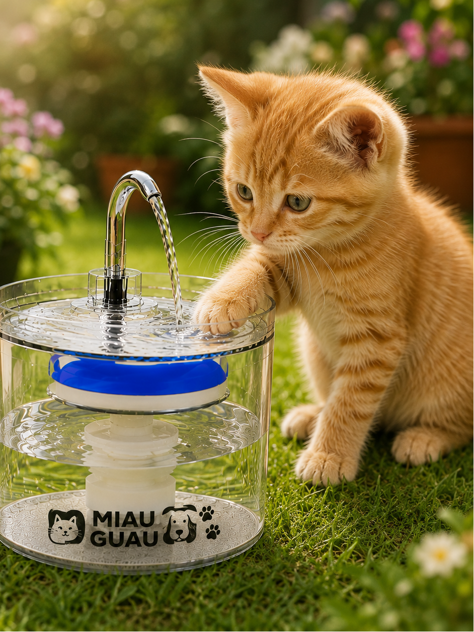 🐾 Fuente de Agua Inteligente para Perros y Gatos | Agua Fresca 24/7
